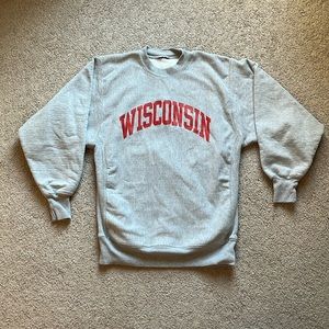 University of Wisconsin crew neck